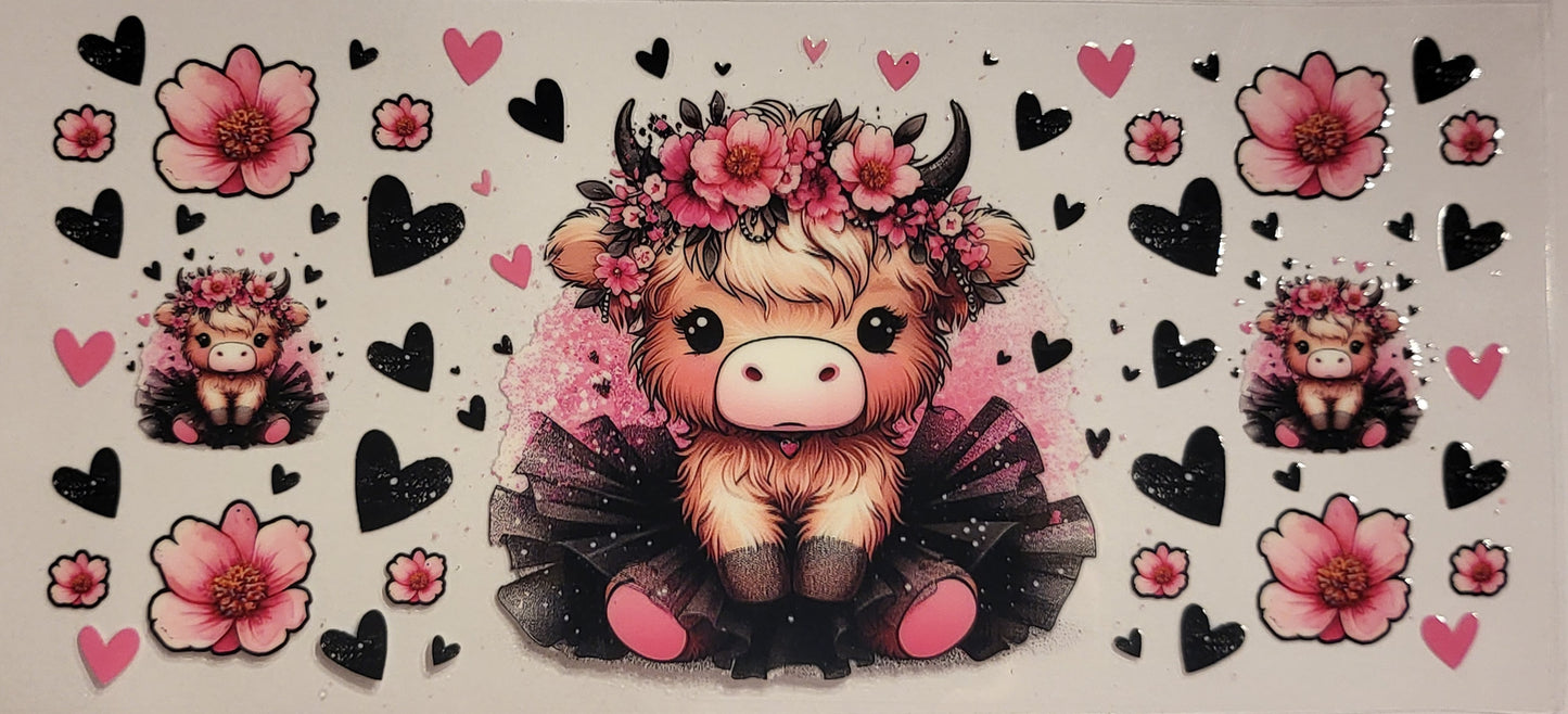 Pink Highland Cow